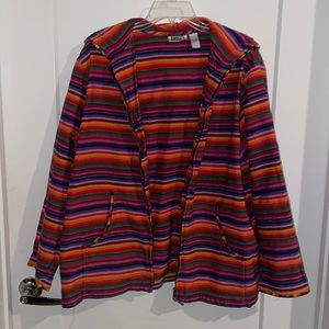 Rainbow Zip Up Hoodie